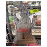 Beetlejuice Animated Tombstone Decoration