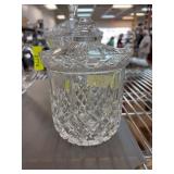 Cut Glass Crystal Lidded Candy Jar