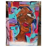Abstract Portrait Painting on Canvas, 24ï¿½ x