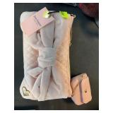 Juicy Couture Quilted Clutch and Coin Pouch