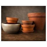 Ceramic and Clay Flower Pots