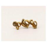 14k Gold Lapel Pin and Clutch, .7g