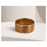 18k Gold Band Ring, 6.8g, Size 7