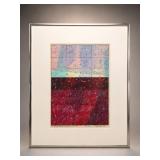 Framed Abstract Original by Eduardo Aguilar