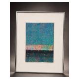 Framed Abstract Original by Eduardo Aguilar