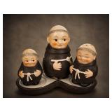 Goebel Monks Condiment Set with Tray