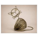 Mid Century Metal Wire Cat Letter Holder