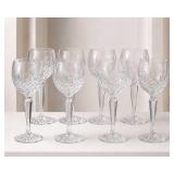 8 Waterford Lismore Crystal Goblets