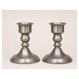 Web Pewter Weighted Candlesticks