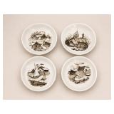 Arabia Finland Set of 4 Small Butter Plates