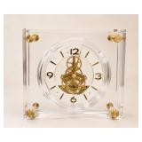 Seiko QAW105G Skeleton Mantel Clock