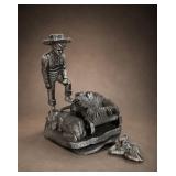 Ricker Pewter Figurine Set with Farmer