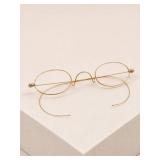 Gold-Filled Round Eyeglasses