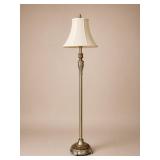 Ornate Metal Floor Lamp with Shade