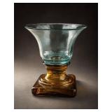 Vidrios San Miguel UV Reactive Art Glass Vase