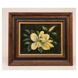 Still Life Floral Oil Painting Signed