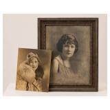 Two Early 20th Century Portrait Photographs