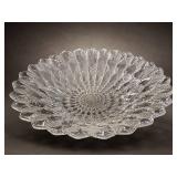 Turkish 15.5in Pressed Glass Charger Plate