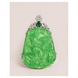 Carved Jade Pendant