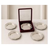 Godinger Silver Art Co. Silverplate Coaster 5pc