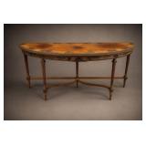 Imperial Grand Rapids Demilune Console Table