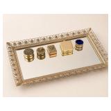 Vanity Mirror w Trinket Boxes / Pocket Ashtray