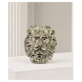 Jeannie 1977 Silver-Tone Lion Head Brooch