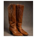 Tony Lama Style 8316 Leather Cowboy Boots 7B