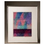 Framed Abstract Original by Eduardo Aguilar