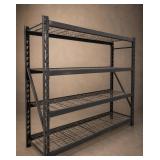 Heavy-Duty Metal Storage Shelving Unit