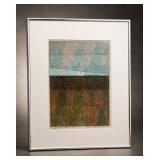 Framed Abstract Original by Eduardo Aguilar