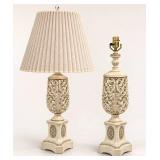 Cream Painted Table Lamps