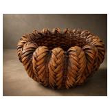 Large Handwoven Decorative Basket