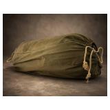 Olive Green Canvas Duffle Bag & Bed Roll