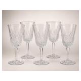 Waterford Crystal Lismore Goblets, Set of 6