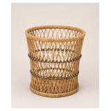 Round Woven Rattan Basket 12" x 12"