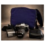 Nikon FG Camera With Promaster Zoom Lens