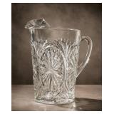 Anchor Hocking Medallion Glass Pitcher