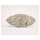 Coro Duette Art Deco Rhinestone Brooch