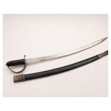 Indian Made Cavalry Saber with Scabbard