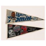 Emmitt Smith and Super Bowl XXVII Pennants