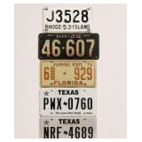 Vintage License Plates