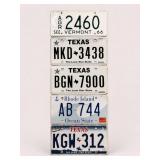 5 U.S. License Plates