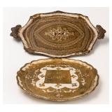 Italian Florentine Gilt Trays