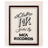 Club R&R MCA Records Framed Poster