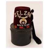 El Zar Greeters Shrine Fez with Case