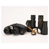 Two Pairs of Binoculars with Case
