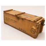 Wood Military Ammunition Storage Crate