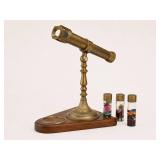 Brass and Wood Kaleidoscope Set