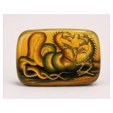 Hand-Painted Dragon Trinket Box